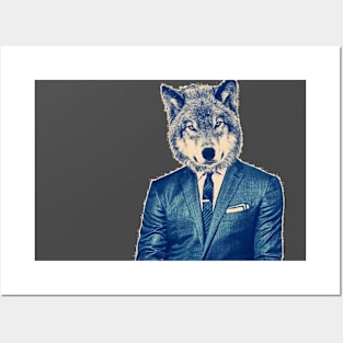 A dapper Wolf Posters and Art